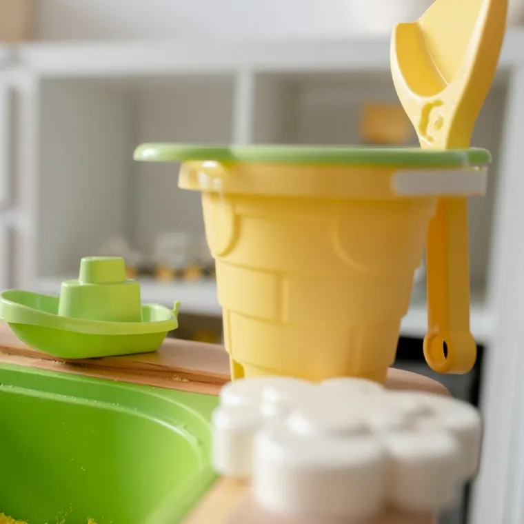 Wader, Słoneczny Poranek, Zamek, zestaw do piasku, 6 elementów