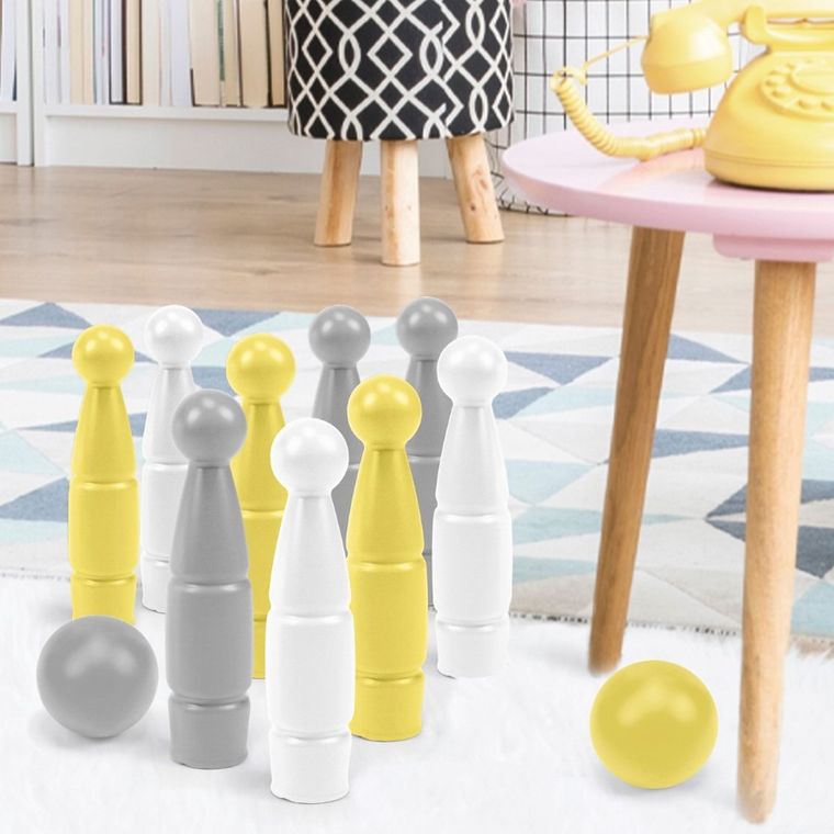 Wader, Słoneczny Poranek, zestaw do gry w kręgle, 11 elementów