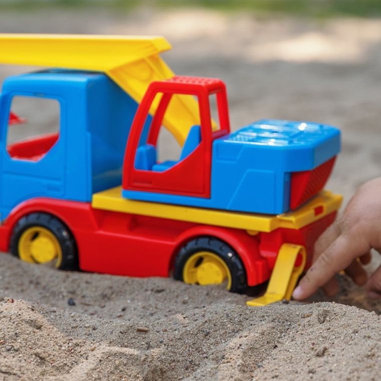 Wader, Tech Truck, Koparka, 27 cm