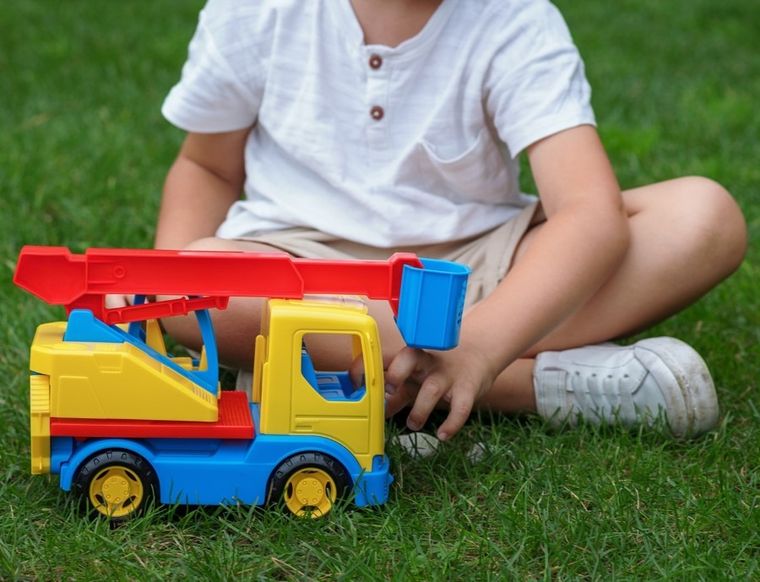 Wader, Tech Truck, podnośnik z wysięgnikiem, 29 cm