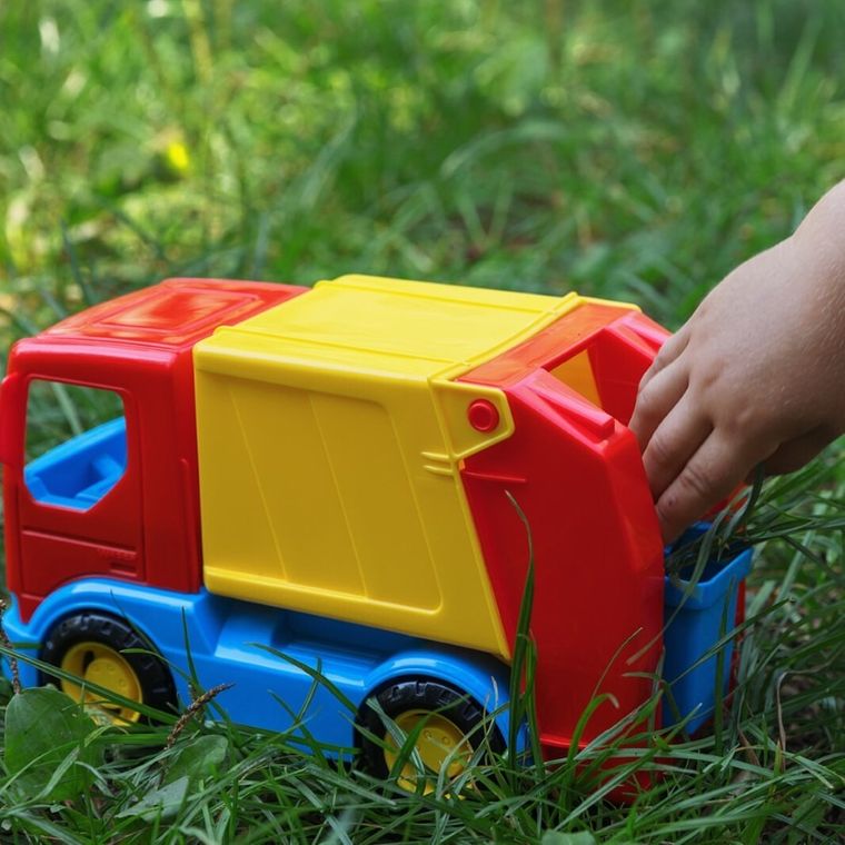 Wader, Tech Truck, Śmieciarka, 26 cm