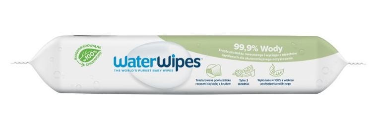 WaterWipes, BIO, Soapberry, chusteczki nawilżane, 60 szt.