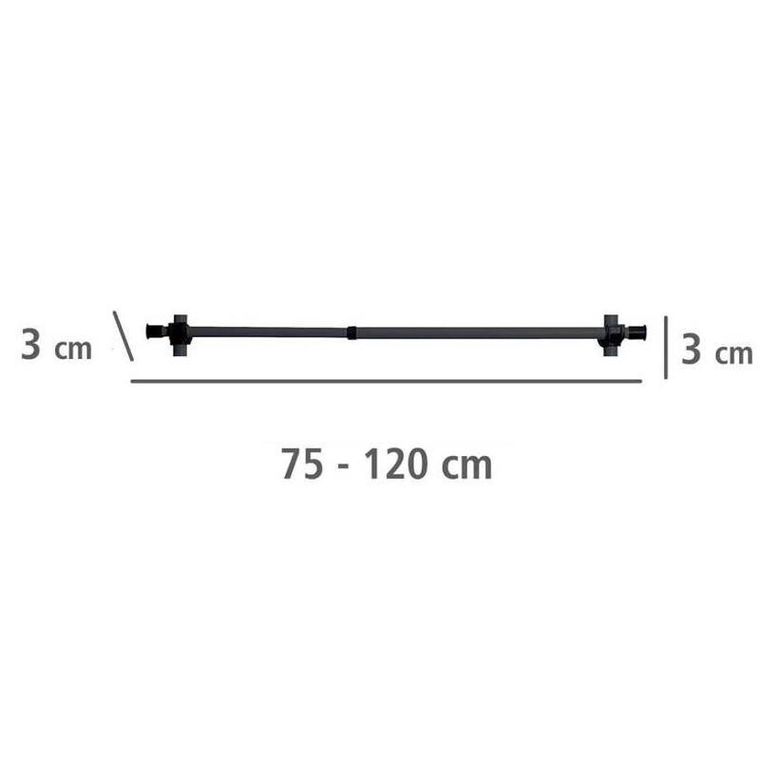 Wenko, drążek do ubrań, Herkules, 2 szt., 75-120 cm
