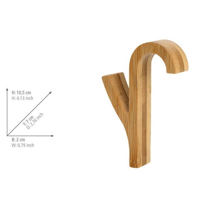Wenko, haczyki na grzejnik, bambusowe, 2 szt.