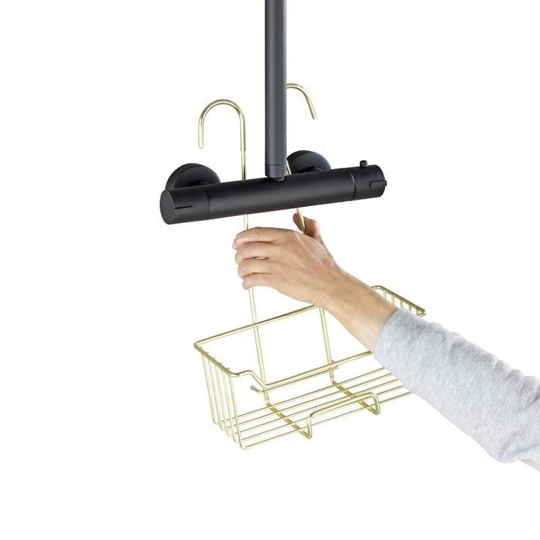 Wenko, Milo, koszyk łazienkowy, do montażu na baterii wannowej