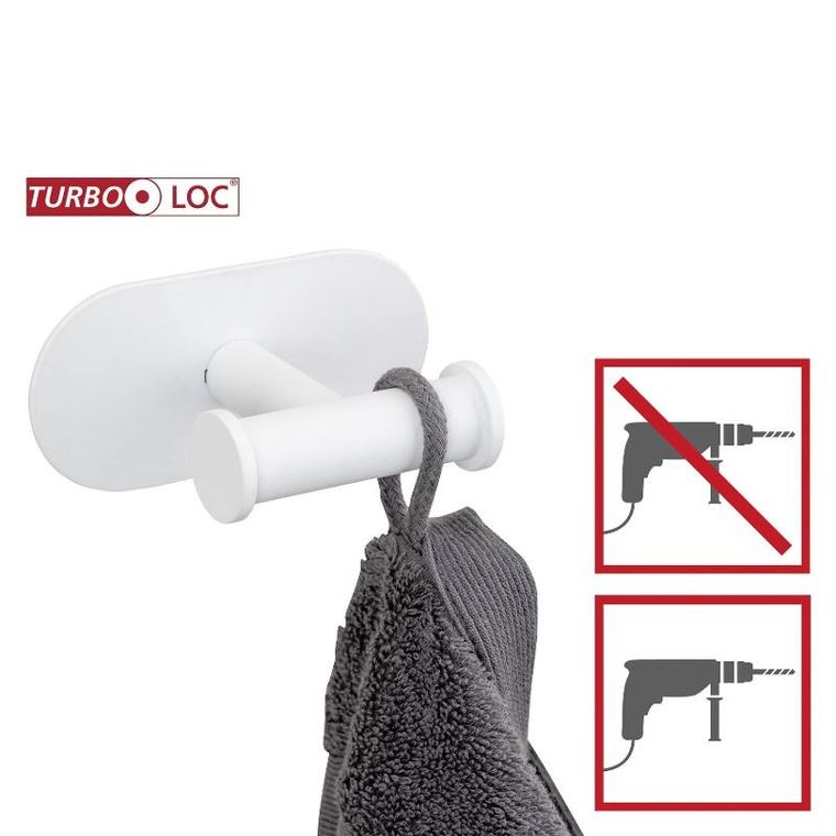 Wenko, Orea Duo, wieszak na ręczniki, turbo-loc