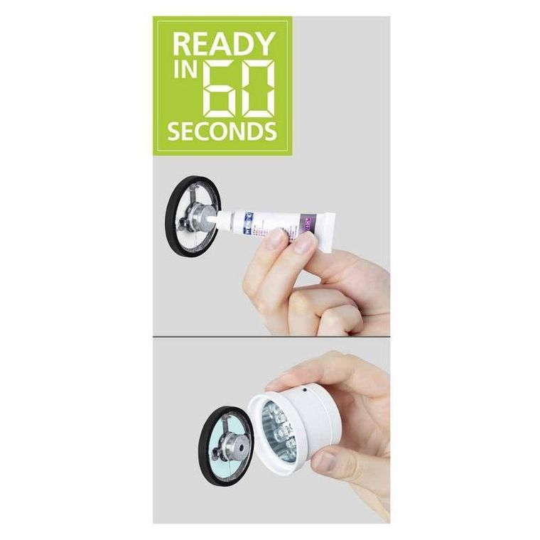 Wenko, podwójny uchwyt na ręczniki, Maribor, 60 cm, montaż bez wiercenia uv-loc