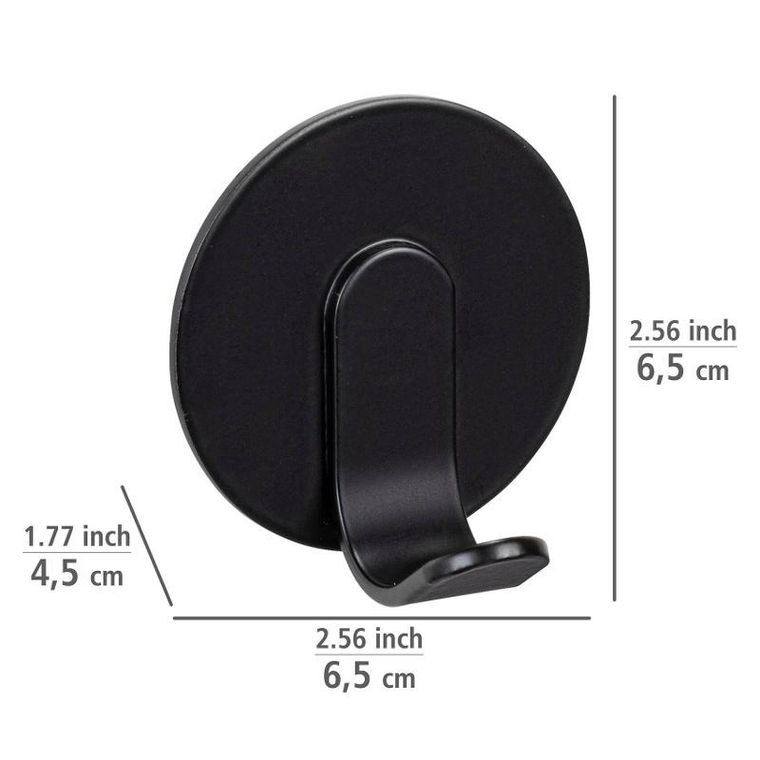 Wenko, pojedynczy haczyk na ręczniki bivio, montaż bez wiercenia