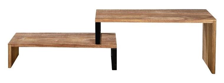 Wenko, półka kuchenna narożna, drewno akacjowe, Vali