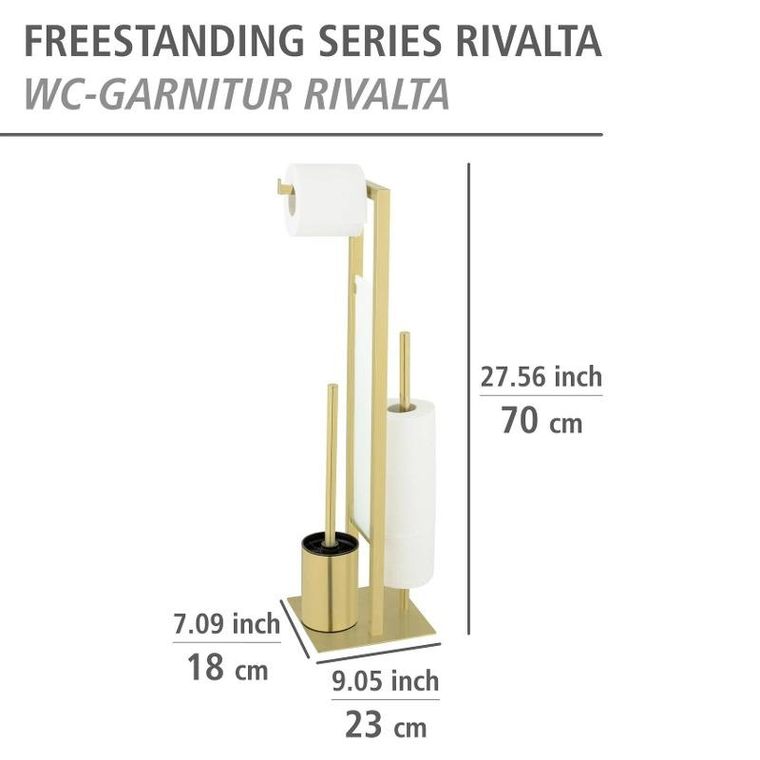 Wenko, Rivalta, stojak na papier i szczotkę toaletową