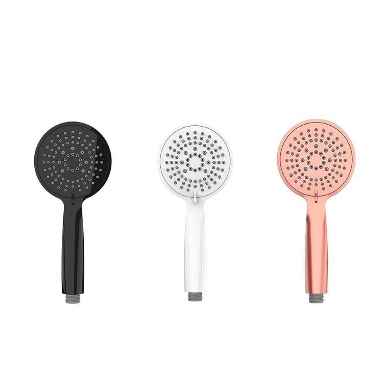 Wenko, słuchawka prysznicowa, Young line, Ø 11 cm, 5 strumieni, biała