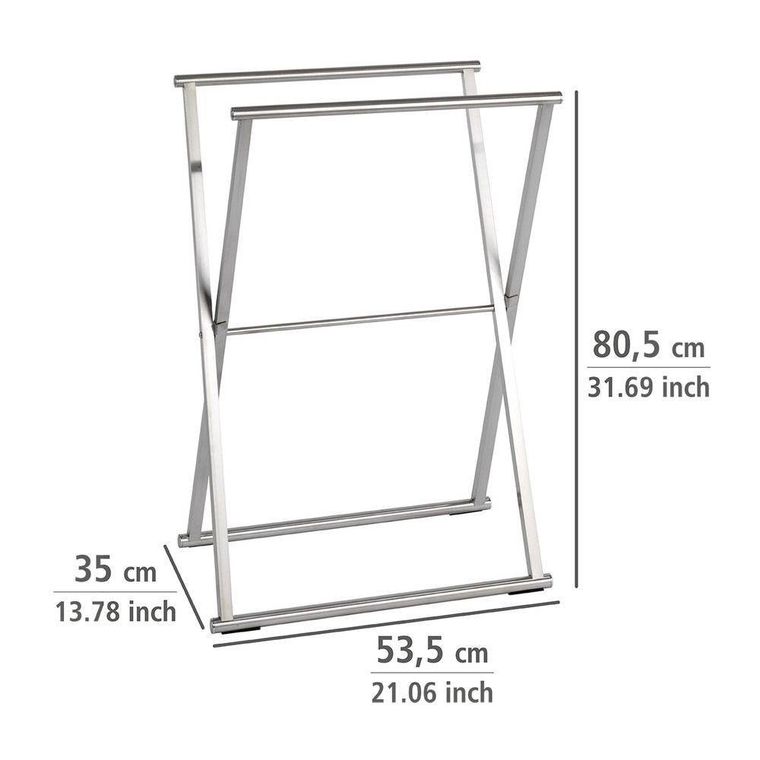 Wenko, stojak na ręczniki i ubrania, Lava, stal nierdzewna