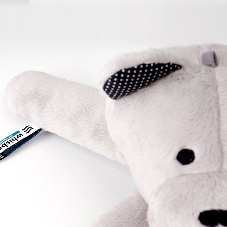 Whisbear - Szumiący Miś Soft, maskotka szumiąca z czujnikiem płaczu, turkus