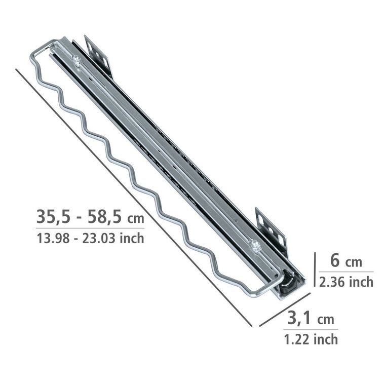 Wieszak na ubrania, wysuwany
