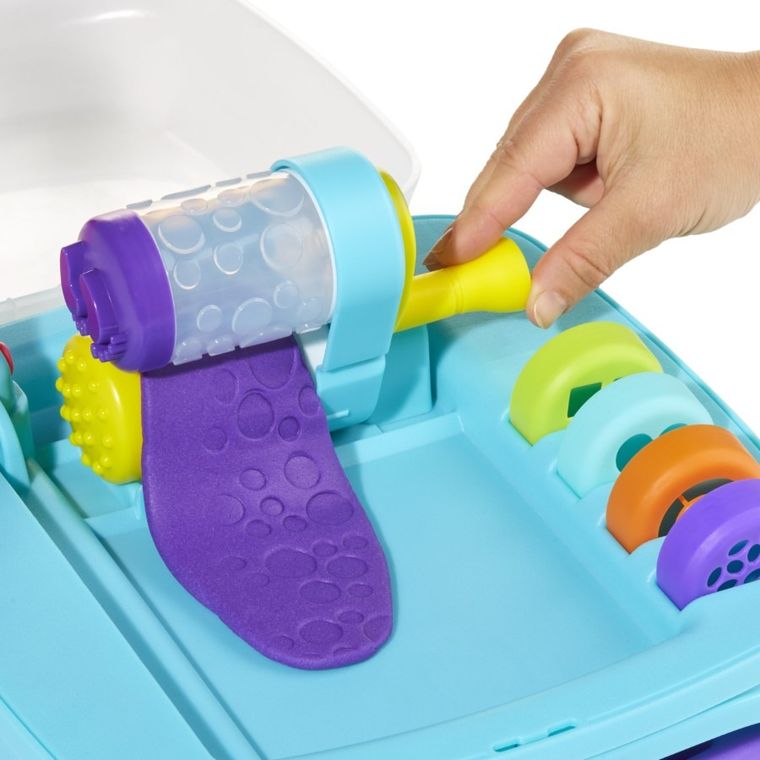 Wonder Factory, Dough Creation Station, masa plastyczna z bazą do przechowywania, 14 elementów