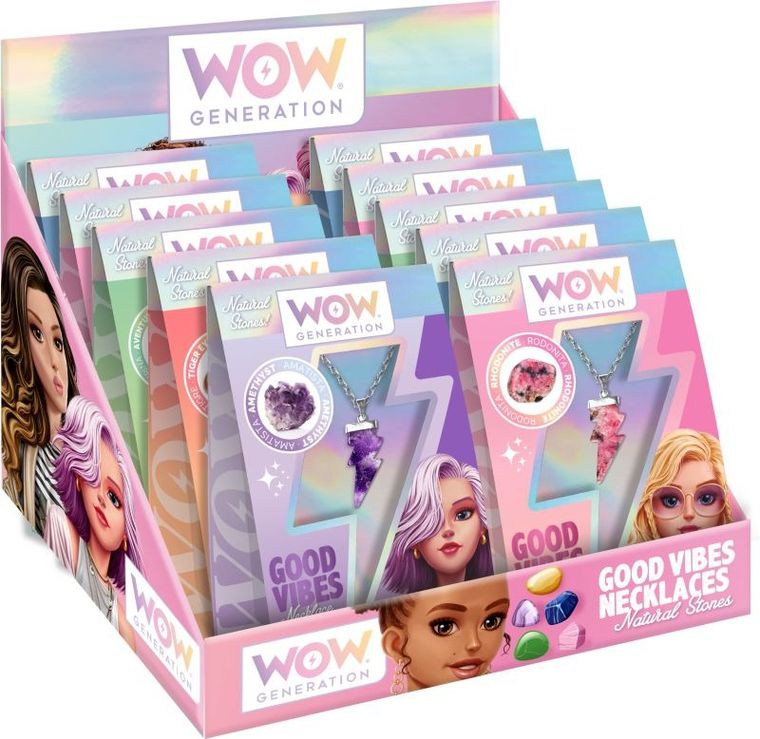 WOW Generation, naszyjnik z kamieniami, 5 wzorów