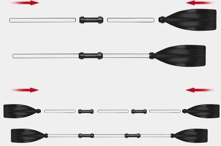 Xqmax, wiosło aluminiowe wielofunkcyjne