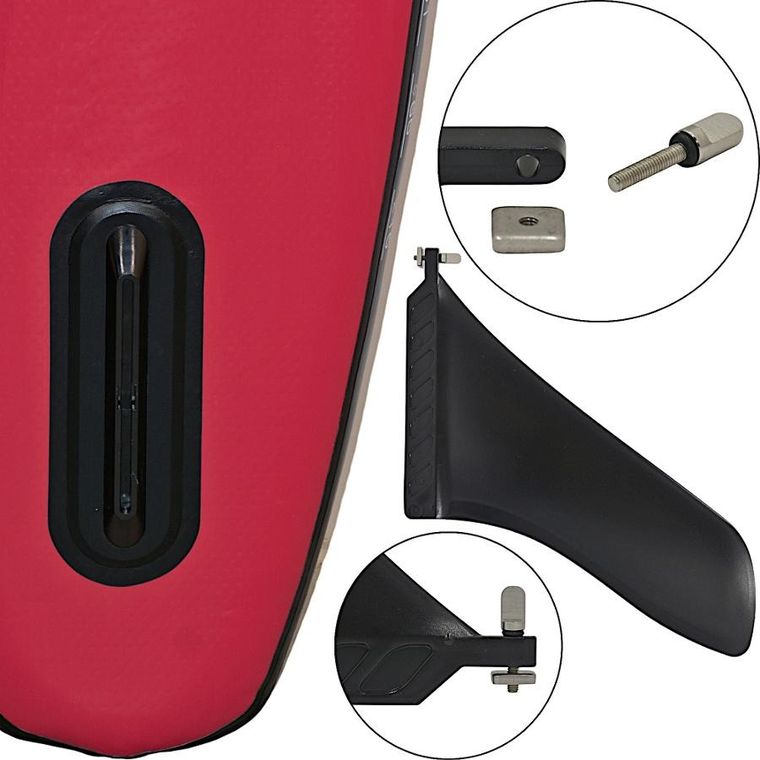 Xqmax, zestaw deska sup, dmuchana, 150 kg, 381 cm