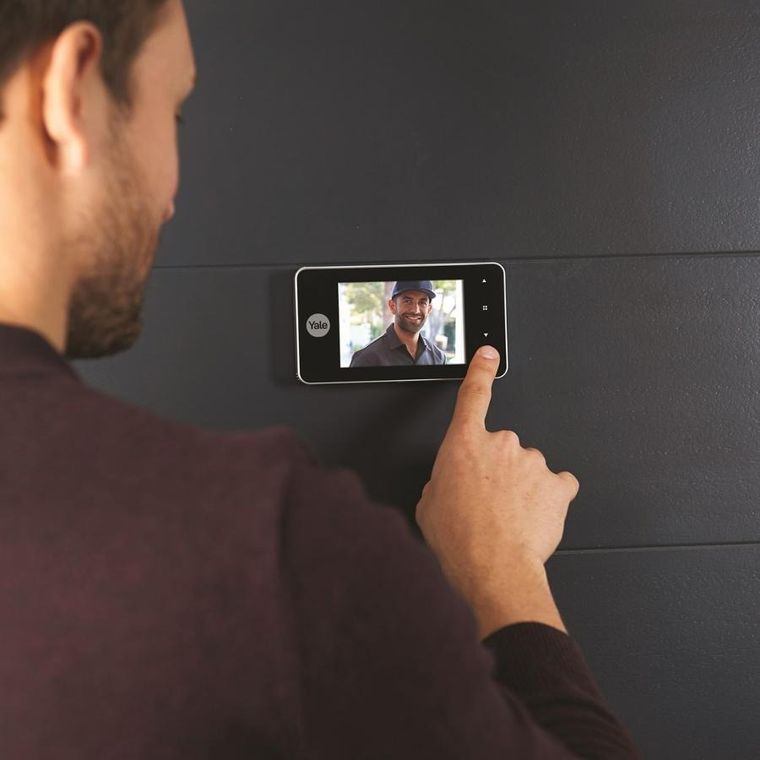 Yale, elektroniczny wizjer drzwiowy, 4500 Digital Door Viewer 4"
