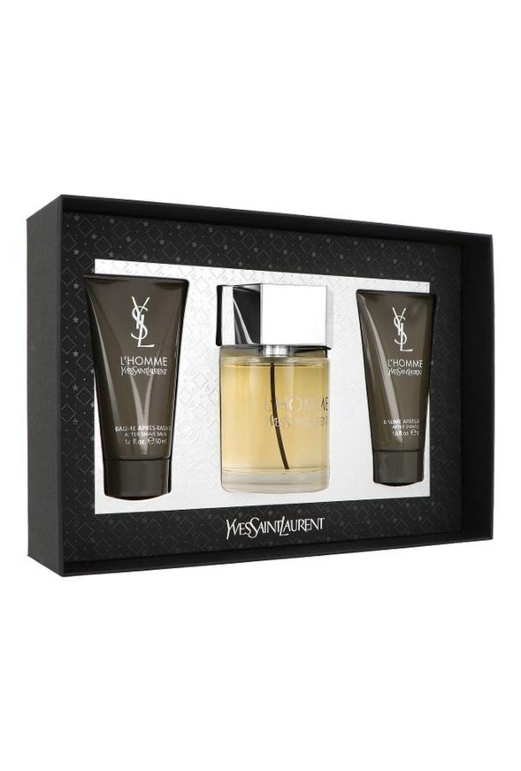 Yves Saint Laurent, L`Homme, zestaw: woda toaletowa, 100 ml + balsam po goleniu, 2-50 ml