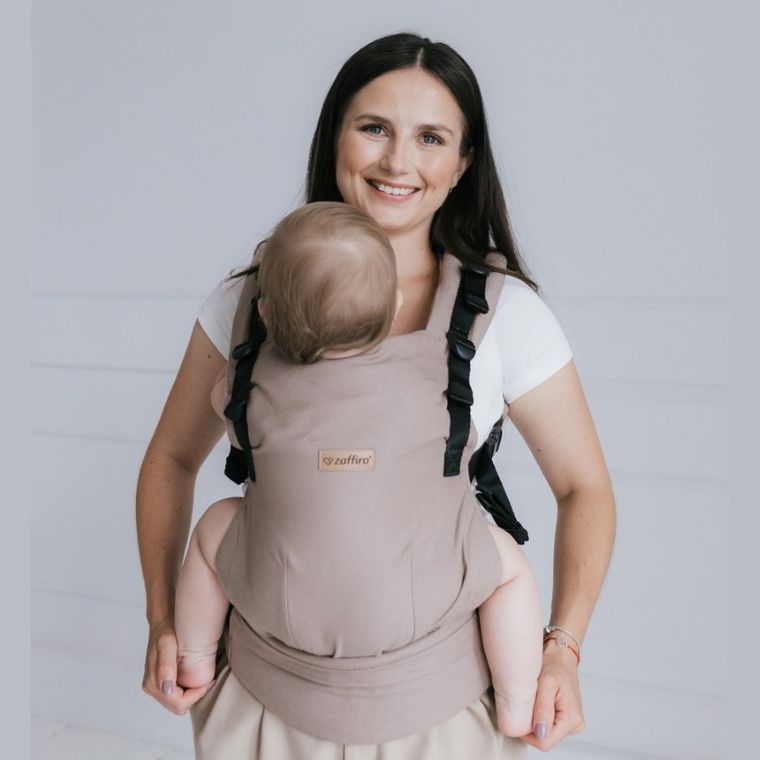 Zaffiro, BabyGrow Roma, nosidełko, latte