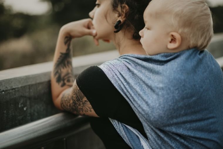 Zaffiro, Be Close Bamboo, chusta wiązana, Feather