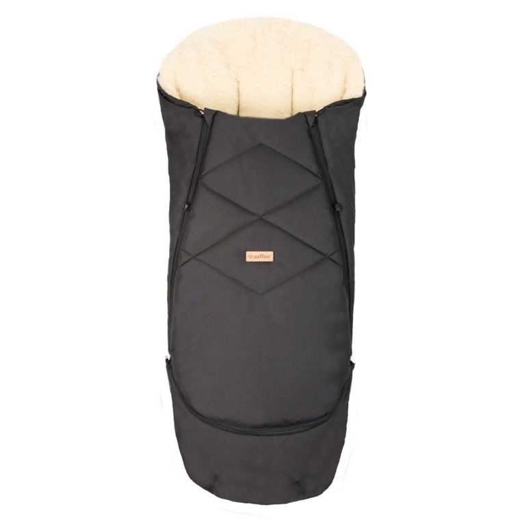 Zaffiro, EverGrow Nordico, regulowany śpiwór, black, 0-36m