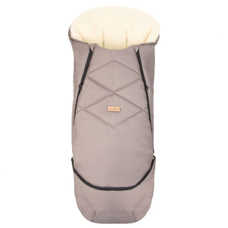 Zaffiro, EverGrow Nordico, regulowany śpiwór, taupe, 0-36 m