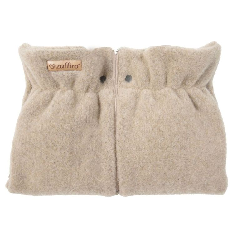 Zaffiro, Sierra, mufka do wózka, wełniana, beige