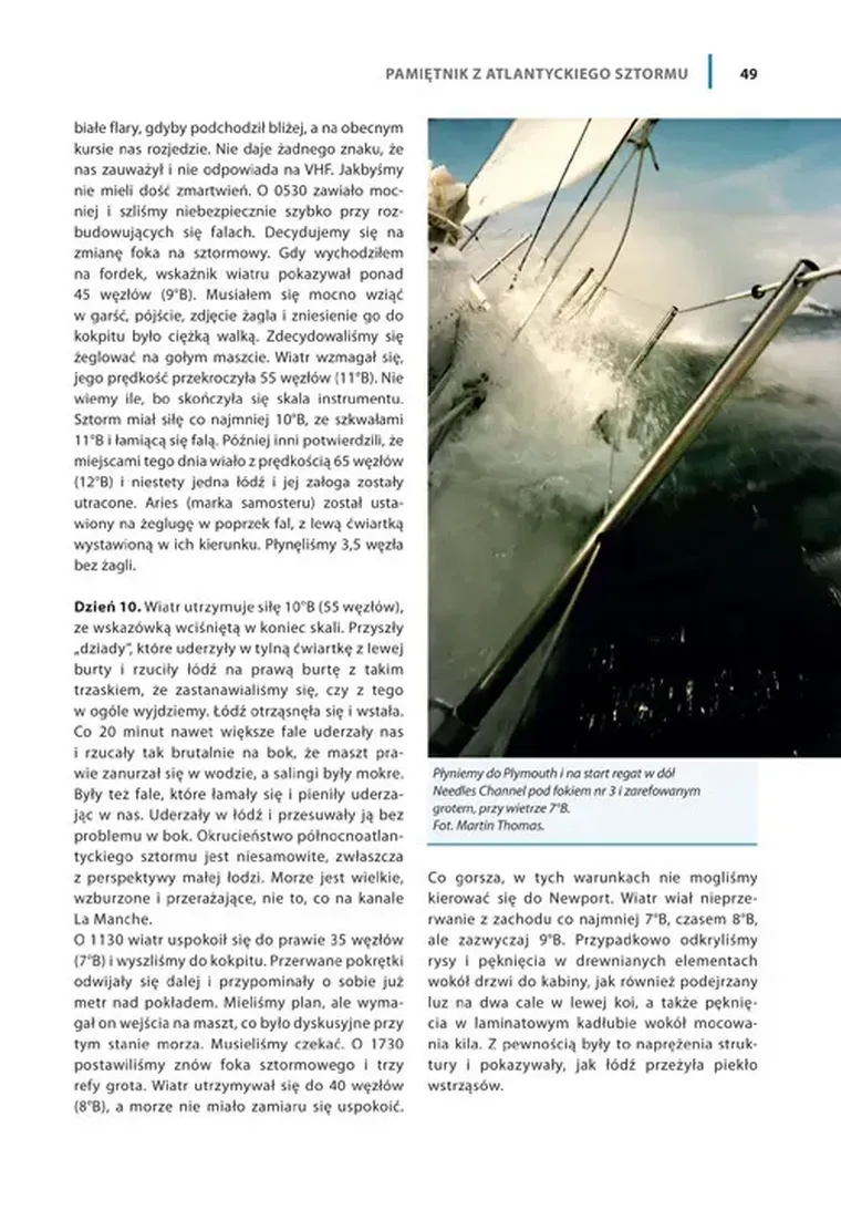 Żeglowanie w trudnych warunkach