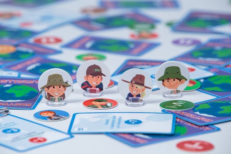 Zielona Sowa, Kontynenty, gra edukacyjna