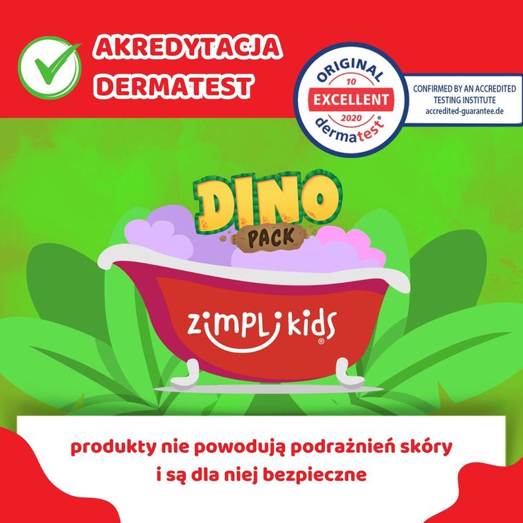 Zimpli Kids, Gelli Worlds Dino Pack, zestaw do tworzenia gelli z figurkami i tacą