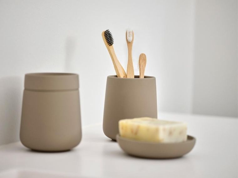 Zone Denmark, kubek na szczoteczki do zębów, Nova One Taupe