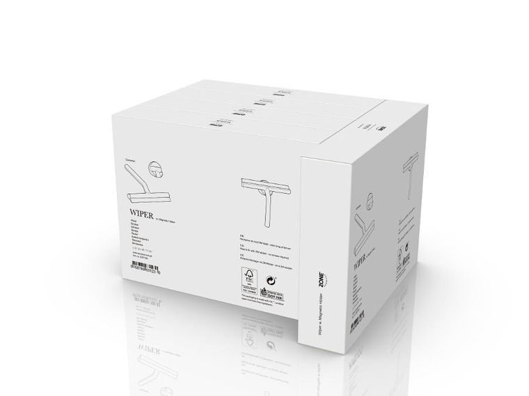 Zone Denmark, ściągaczka łazienkowa z uchwytem, black