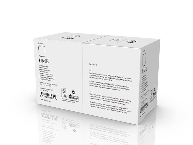 Zone Denmark, Ume, kubek na szczoteczki do zębów, olive green