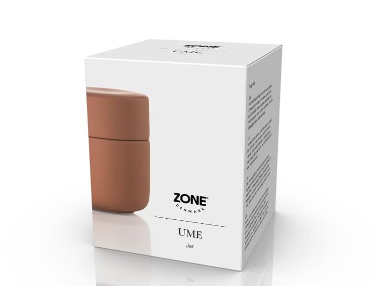 Zone Denmark, Ume, pojemnik z pokrywą, terracotta
