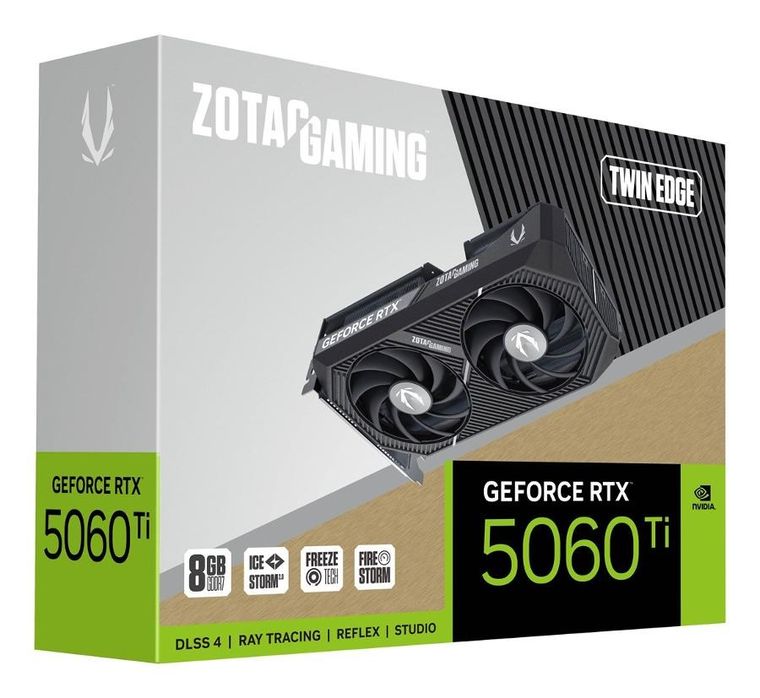 Zotac, karta graficzna, GeForce RTX 5060 Ti 8GB TWIN EDGE GDDR7 128bit