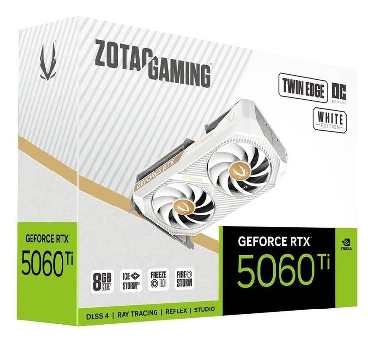Zotac, karta graficzna, GeForce RTX 5060Ti 8GB Twin Edge OC White