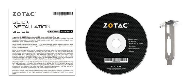 Zotac, karta graficzna, GT 1030 LP 2GB GDDR5 64b DVI-D HDMI
