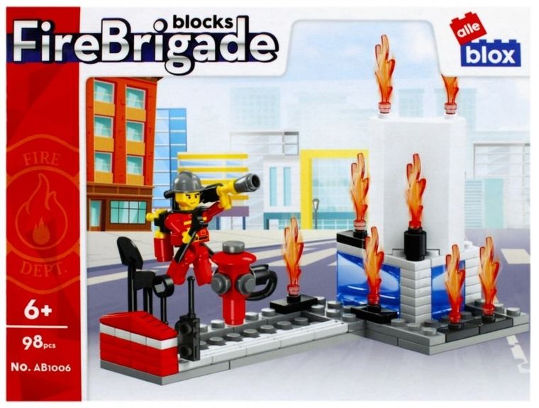 Alleblox, straż, klocki konstrukcyjne