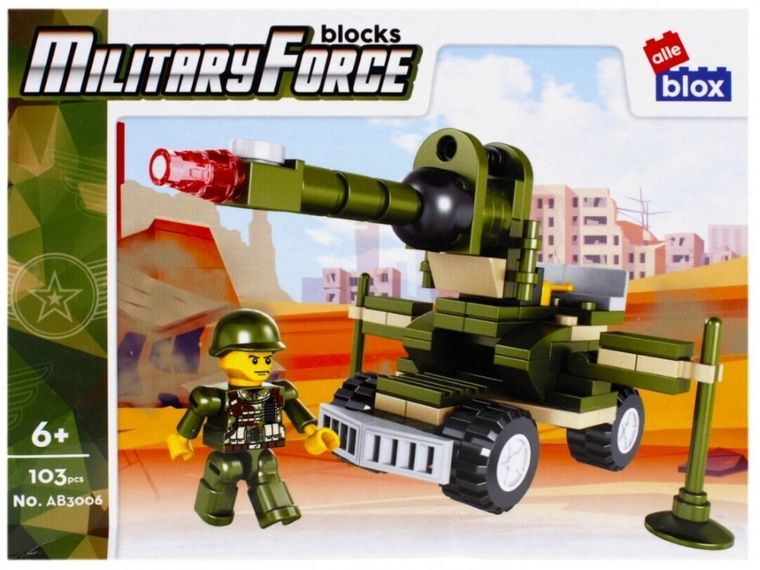 Alleblox, wojsko, klocki konstrukcyjne