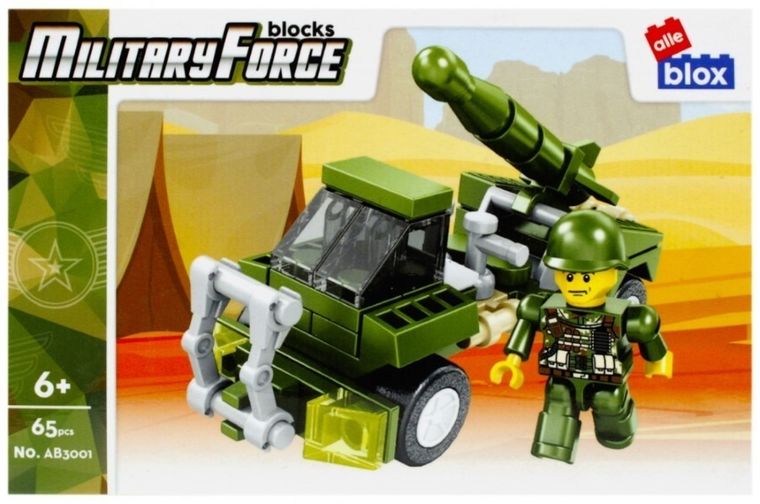 Alleblox, wojsko, klocki konstrukcyjne