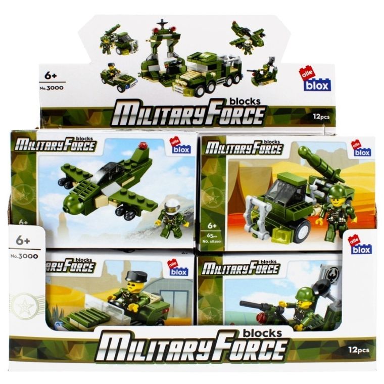 Alleblox, wojsko, klocki konstrukcyjne