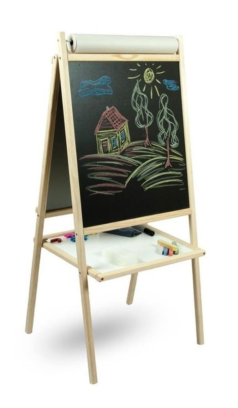 3toysm, tablica magnetyczna, dwustronna, drewniana