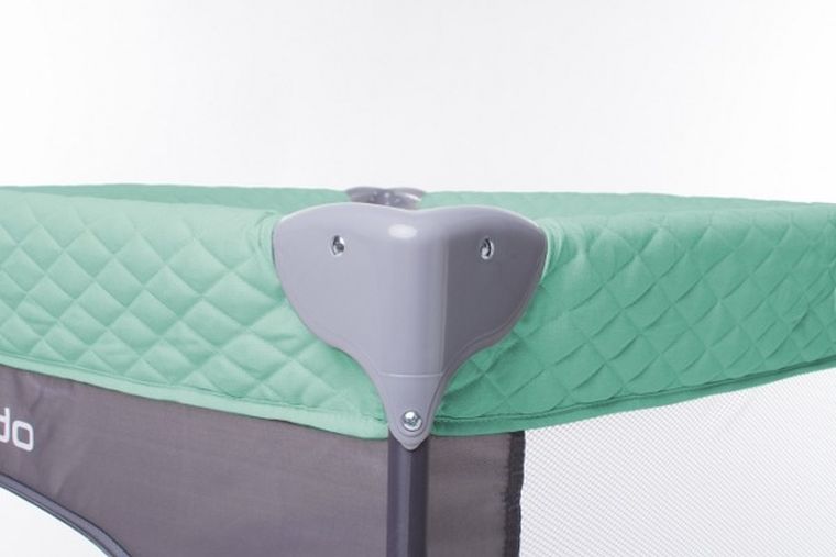 4Baby, Colorado, łóżeczko turystyczne, kojec, Green