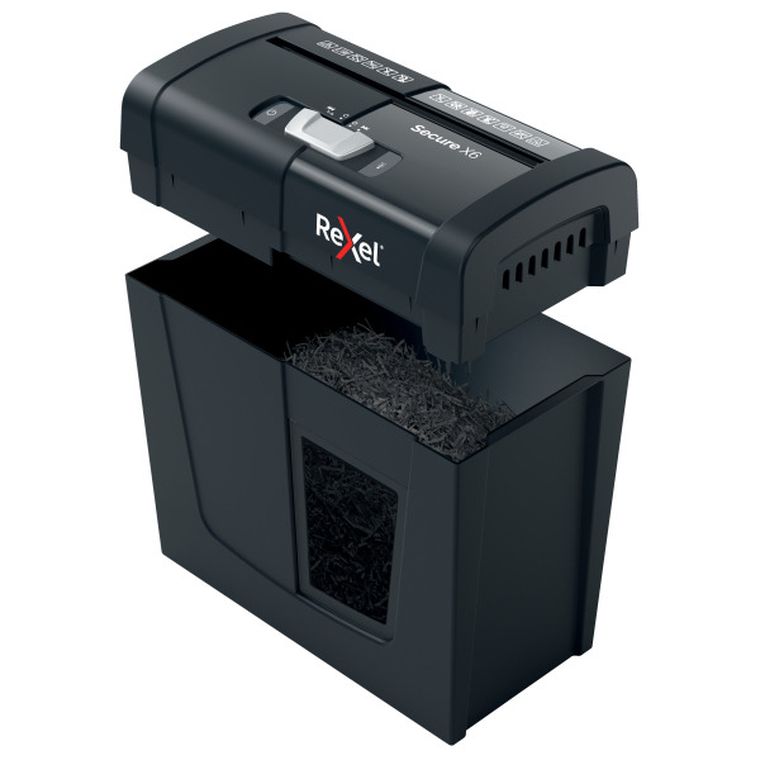Acco, Secure X6, P-4, niszczarka, 6 kartek, 10l