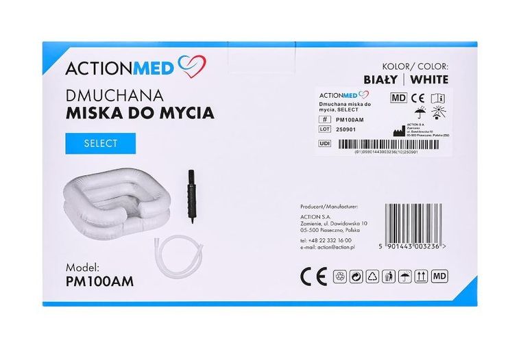 Actionmed, Select, dmuchana miska do mycia