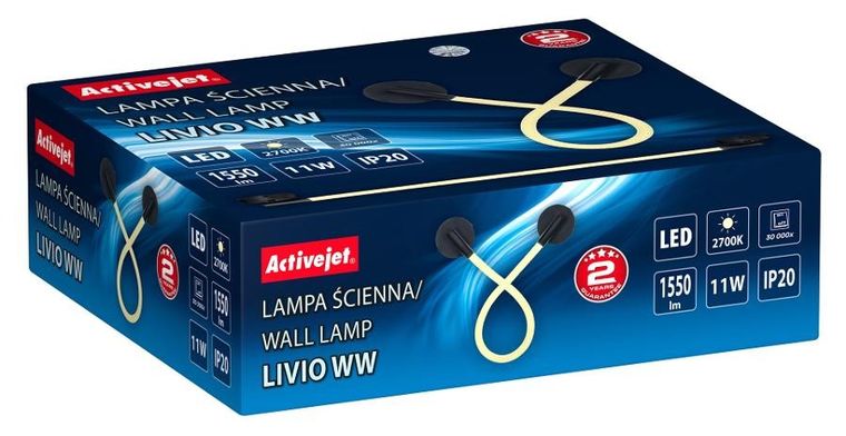 Activejet, lampa ścienna LED, AJE-LIVIO