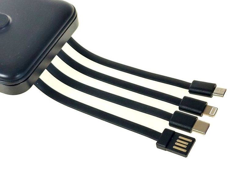 Adar, powerbank, 4 końcówki