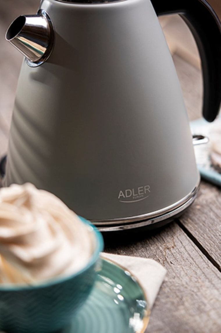 Adler, czajnik metalowy, szary, 1,5 l, AD 1343